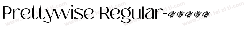 Prettywise Regular字体转换